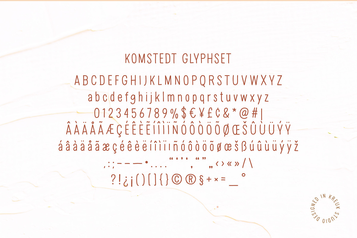 Komstedt Hands, a Sans Serif Font by Kreuk Studio (Photo 2 of 8)