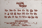 Monk Qalay, a Script Font by alit design (Thumbnail 15 of 16)