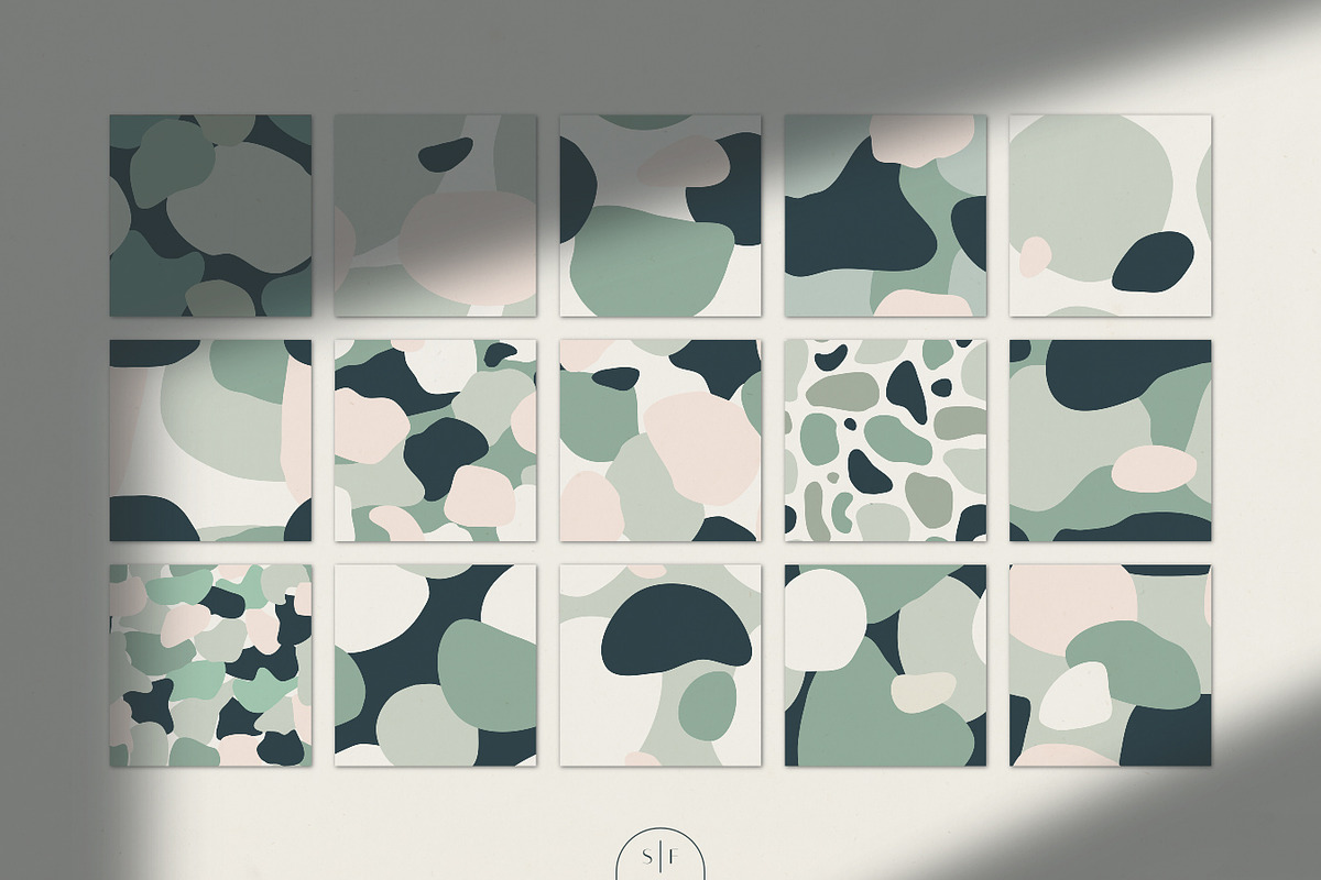 Sea Salt Abstract | Pattern Set, a Pattern Graphic by Studio Fevrier (Photo 7 of 7)