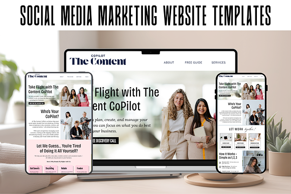 Social Media Landing Page Design preview 7