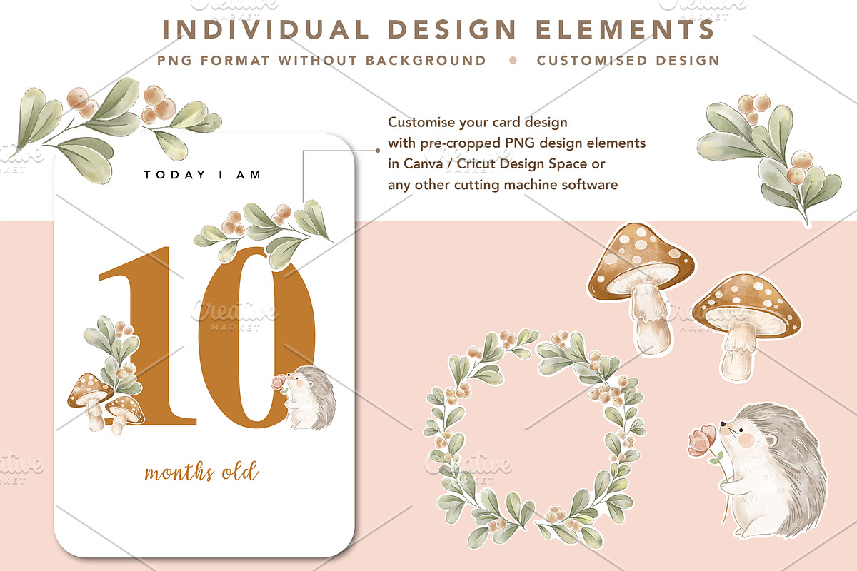 birth announcement editable template, a Card Template by hanacrochetdesign (Photo 3 of 8)