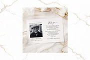 Funeral Thank You Card Canva FR001, a Card Template by TyphoonStudio (Thumbnail 1 of 5)