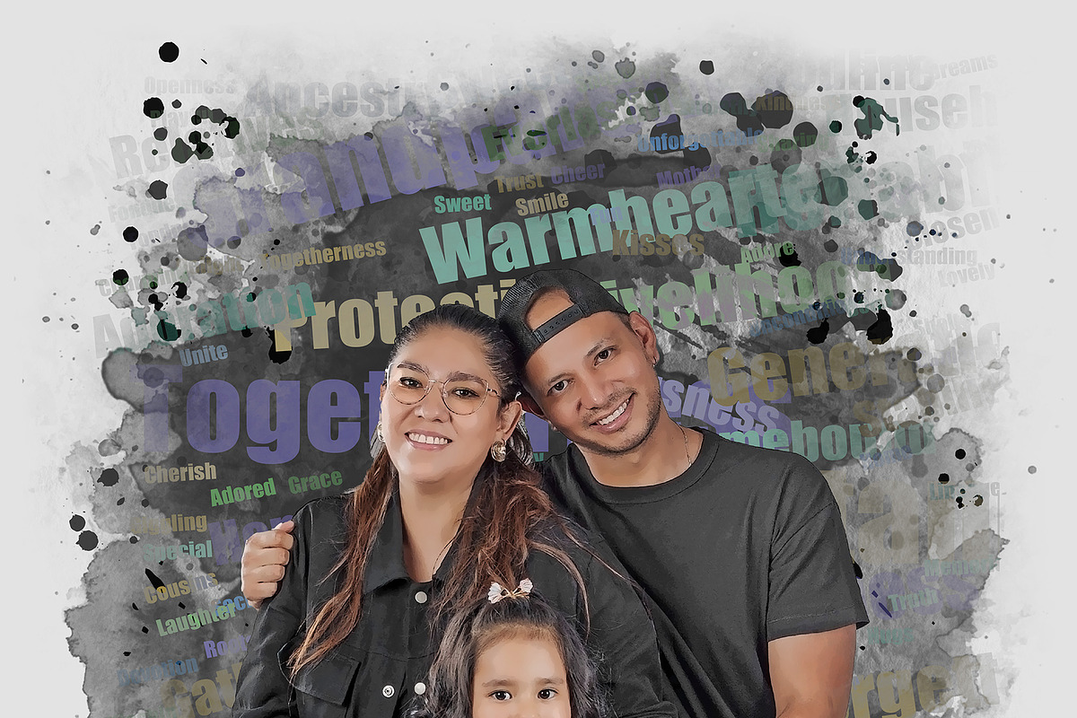 Watercolor Word Cloud Art PS Script, an Action Add-On by MRI STUDIO (Photo 15 of 16)