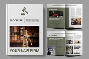 Law Firm Brochure, a Brochure Template by MightyDesign