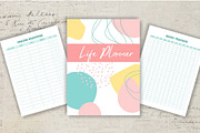 Printable Life Planner Template, a Stationery Template by Design House (Thumbnail 4 of 9)