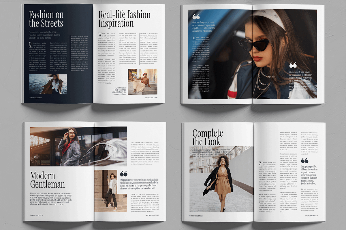 Fashion Magazine Brand Showcase, a Magazine Template by MightyDesign (Photo 3 of 6)