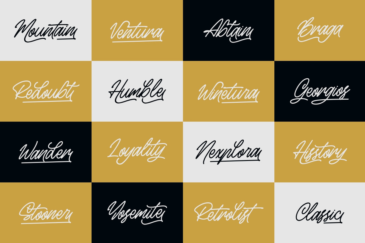 Meethlake Typeface || Vintage Font, a Script Font by Garisman Std (Photo 7 of 12)