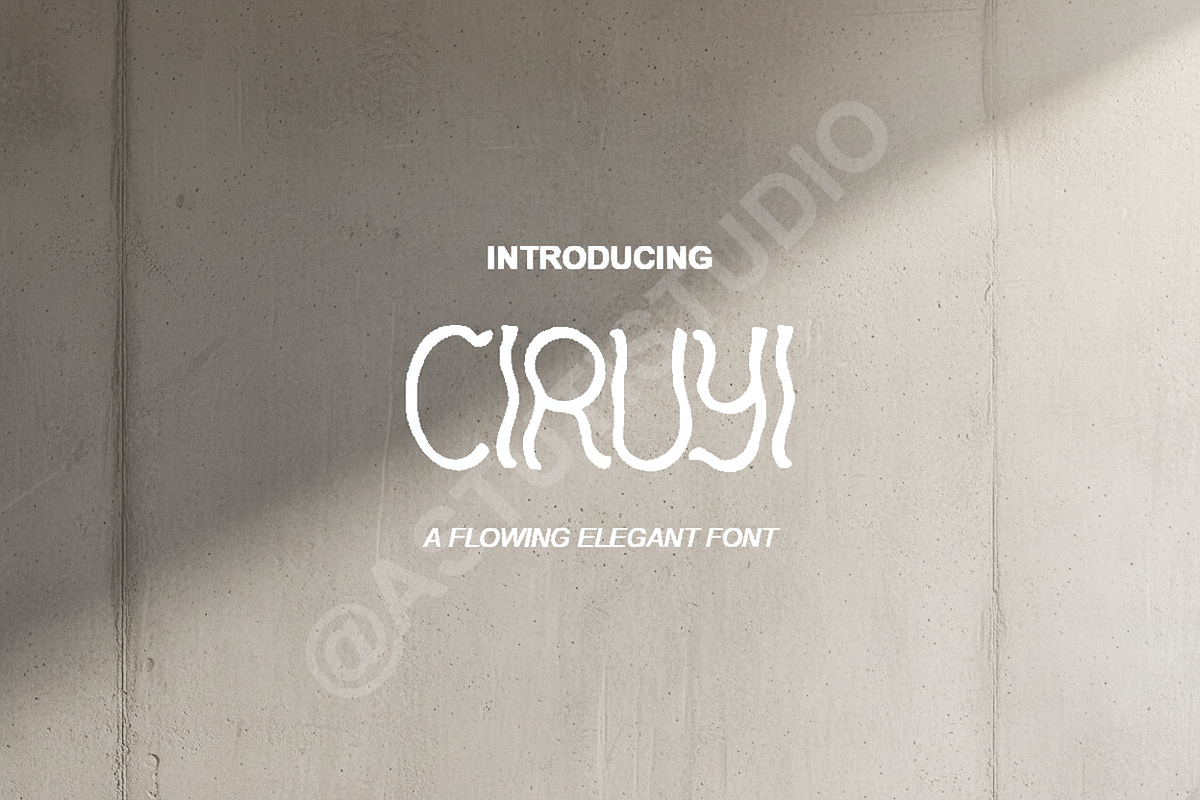 Ciruyi - Elegant High-Contrast Displ, a Font by Astuti Studio (Photo 1 of 16)
