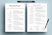 Clean Resume/CV Template Word, a Resume Template by TemplateCrafts (Thumbnail 2 of 6)
