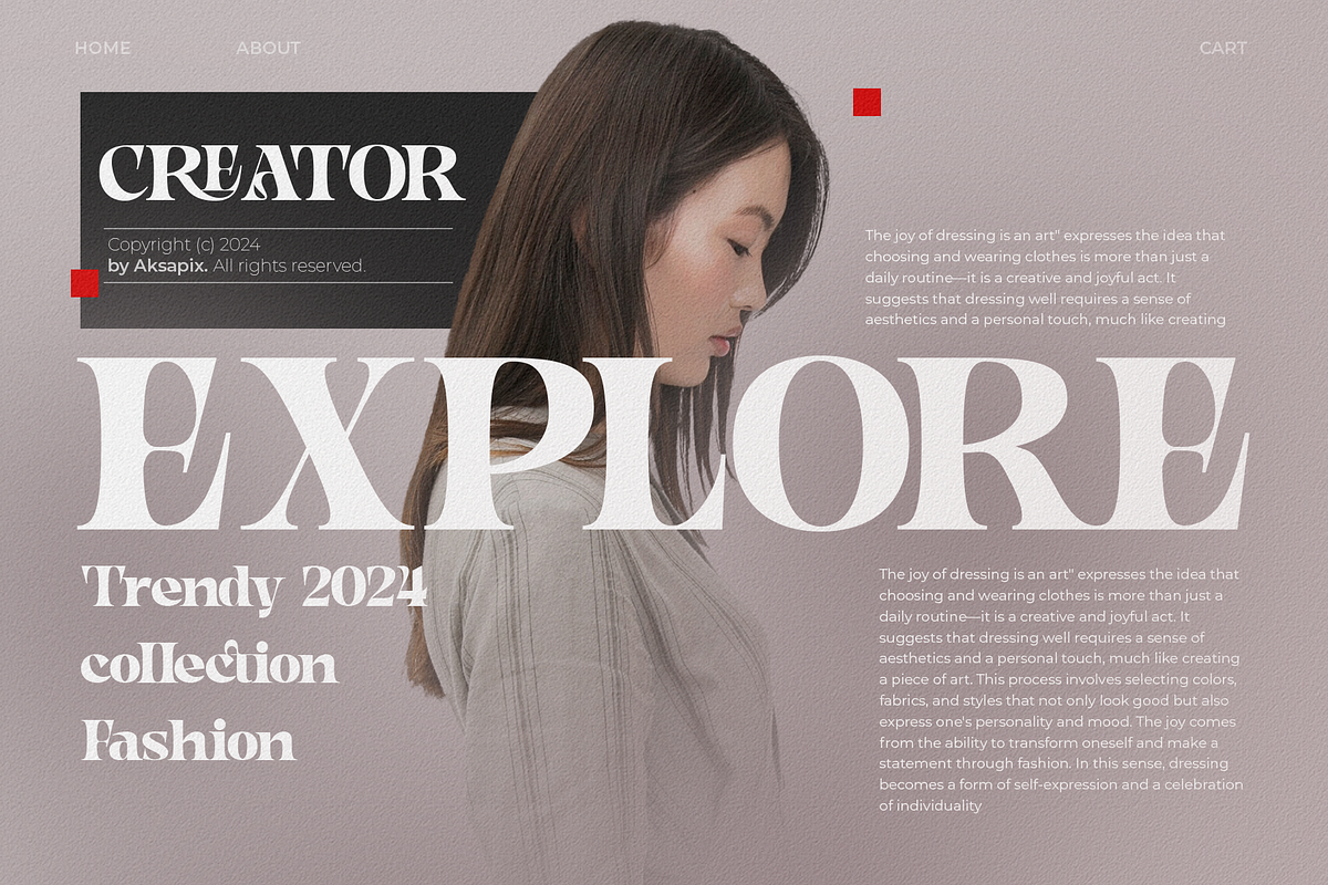 Noorliza - Modern Serif Font, a Serif Font by Aksapix Studio (Photo 5 of 12)