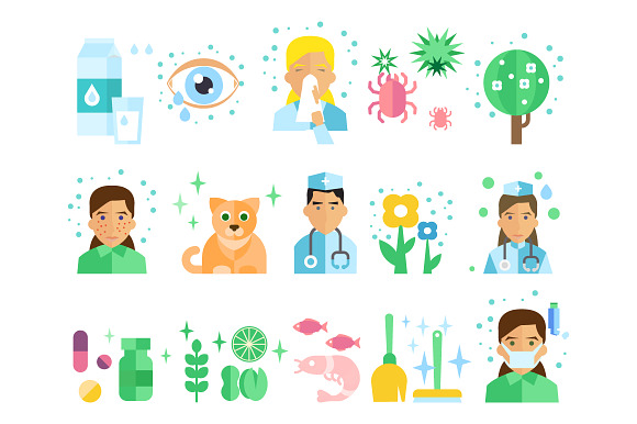 Allergy Icon Flat
