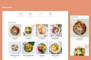 Restaurant Figma UI Template, an UI Kit Template by danielsantinhos (Thumbnail 7 of 8)