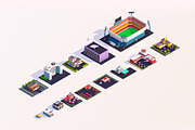 Low Poly City Buildings Pack 2, an Environmental 3D Model by Anton Moek (Thumbnail 5 of 8)