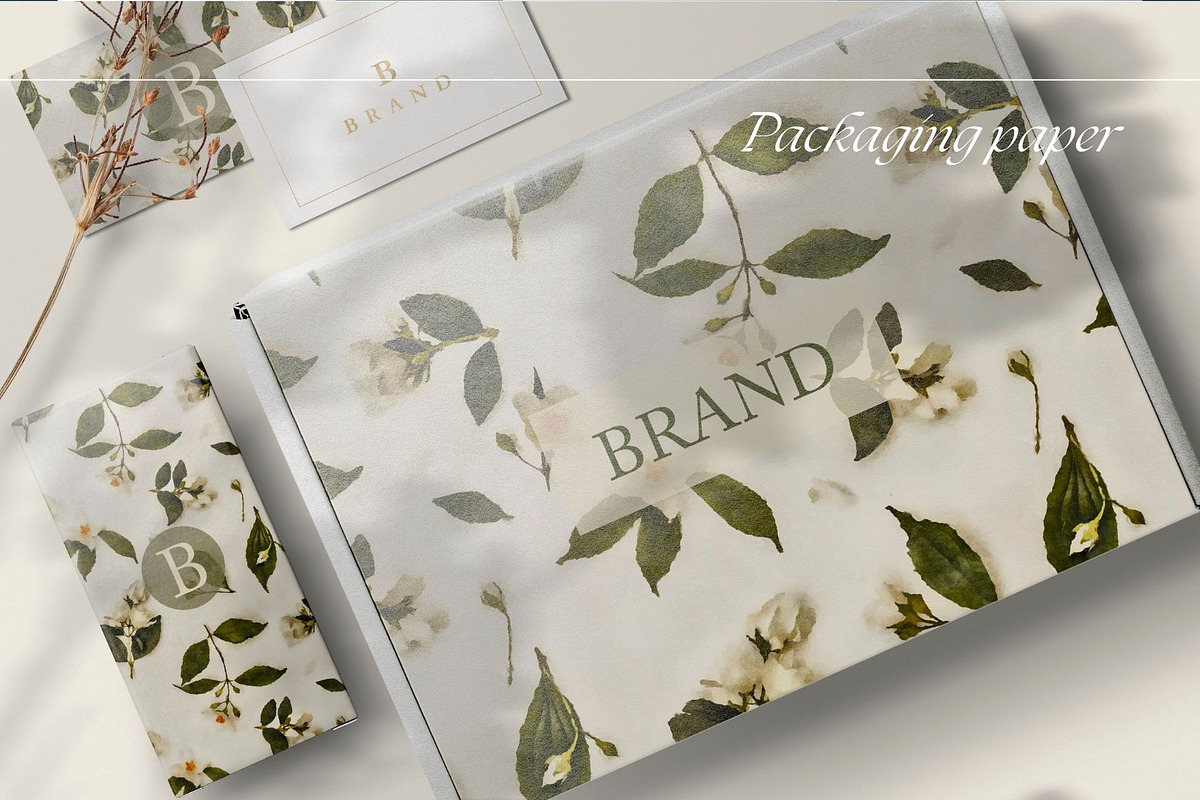Pattern Mock Orange Blooms, a Pattern Graphic by MouseGrey (Photo 5 of 6)