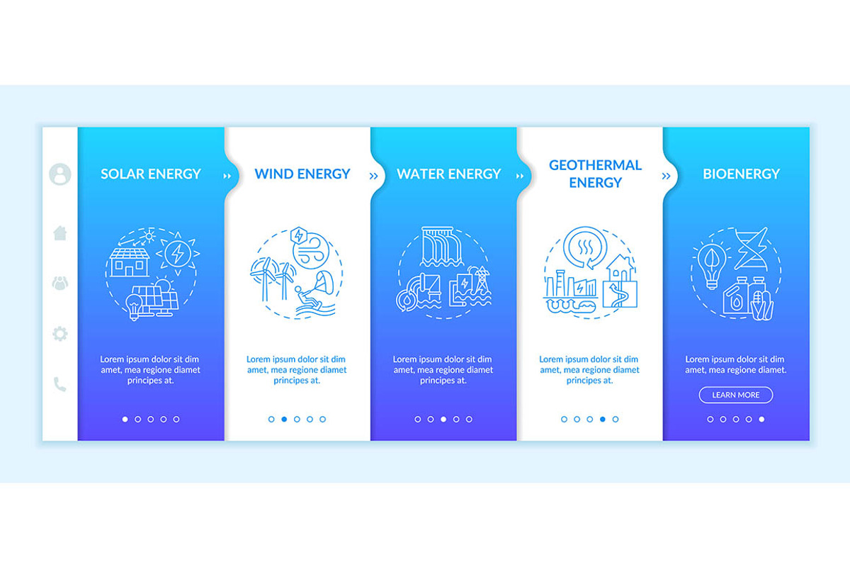Sources of clean energy infographic, a Templates & Theme by IMG Visuals