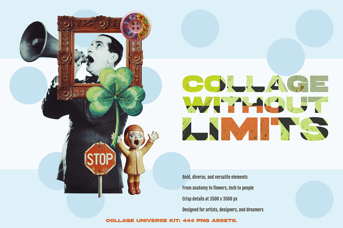 Collage Universe Kit (444 PNG files), an Object Graphic by Megan Aili Designs (Photo 3 of 12)