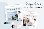 Travel Blog Wordpress Theme Blue, a WordPress Template by Design Pixie (Thumbnail 5 of 9)