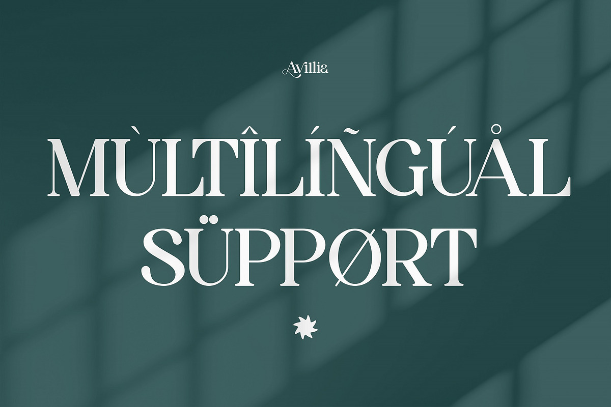Avillia - Elegant Serif Font, a Serif Font by Aqeel_Art (Photo 8 of 10)