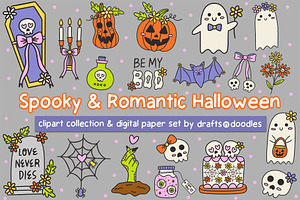 Spooky and Romantic Halloween Set