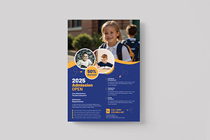 Admission Flyer, a Flyer Template by mrPixelLab