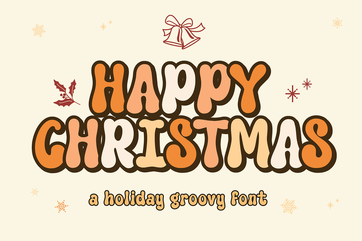 Happy Christmas, a Handwritten Font by Umitype (Photo 1 of 6)