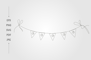 pakistan bunting flag, an Object Graphic by lawoel