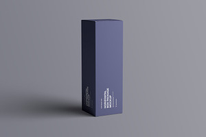 Horizontal Package Box Mockup