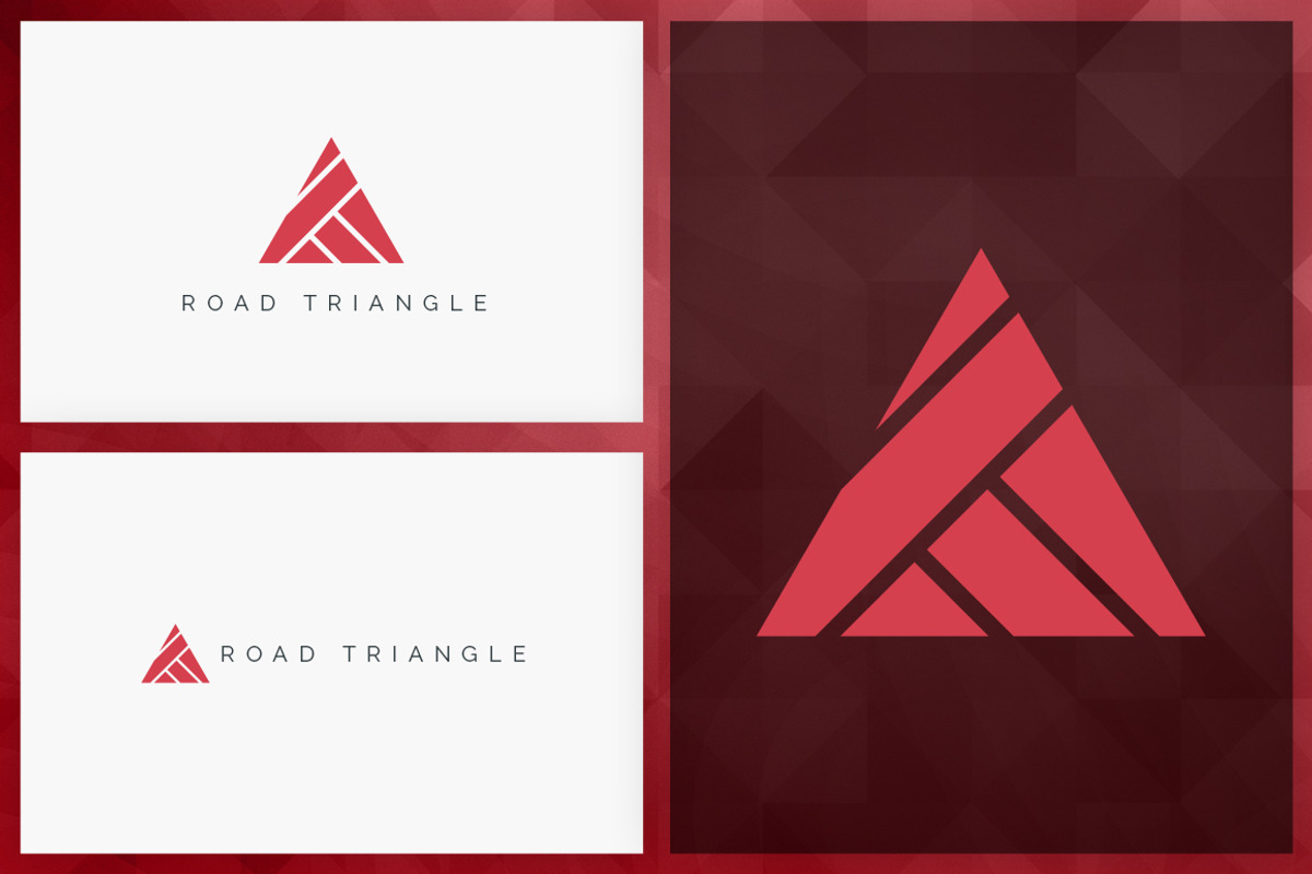 20 Triangle Logos - Filled edition, a Branding & Logo Template by VP Fonts (Photo 7 of 21)