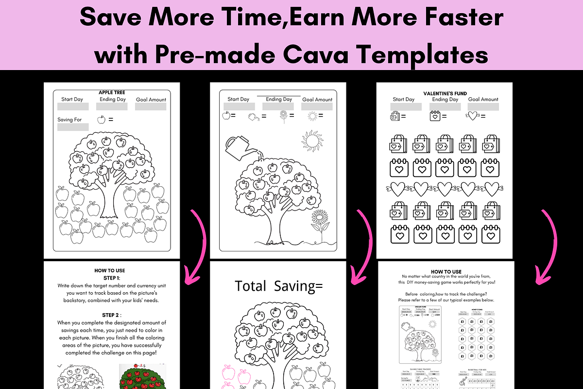 Editable Savings Challenge Bundle