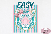 Easy Tiger PNG Coquette Tiger Bow, a Seasonal Illustration by Daily.Designs (Thumbnail 1 of 5)