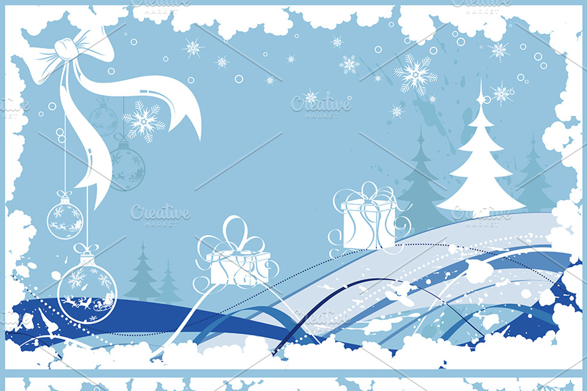 Christmas and New Year Backgrounds, a Decorative Illustration by TAlex (Photo 6 of 7)