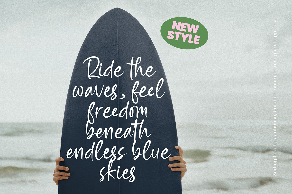 Silent Joy Modern Handwritten Font, a Script Font by Letterena Studios Script (Photo 18 of 20)