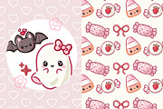 Kawaii Coquette Halloween Clipart, an Illustration by TheClipAtelier (Thumbnail 3 of 3)