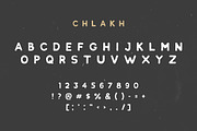 Chlakh - Hand Drawn Typeface, a Sans Serif Font by Roman Paslavsky (Thumbnail 4 of 7)