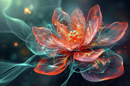 A flower is placed on top of a table, a Photo by Iftikhar Alam