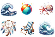 Summer Beach Sublimation Bundle, a Seasonal Illustration by DreamArtGraphic (Thumbnail 4 of 4)