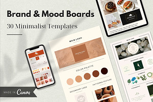 30 Brand Board & Mood Board Template