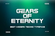 Gebes Modern Techno Font, a Sans Serif Font by alanwarstd (Thumbnail 3 of 5)