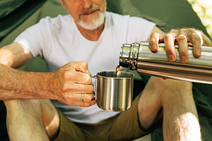 Close-up of a senior male pouring, a Food & Drink Photo by Artem Varnitsin