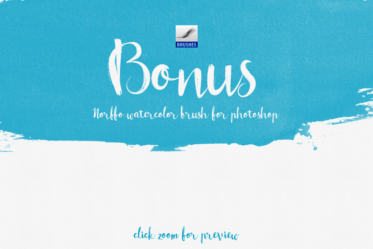 Norffo Font + Watercolor Brush, a Script Font by alit design (Photo 5 of 5)