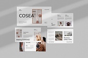 Cosea : Fashion Business Powerpoint, a Presentation Template by Punkl Camp (Thumbnail 1 of 9)