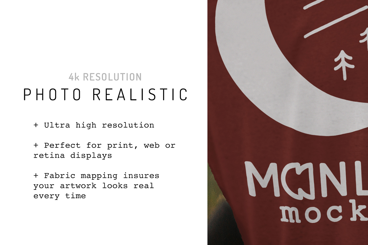 Bella Canvas Backside T-shirt Mockup, a Shirt Mockup by Moonlit Mocks (Photo 3 of 6)
