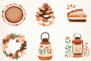 Cozy Little Hand-drawn Autumn Elemen, an Illustration by DreamCafeArt (Thumbnail 3 of 8)