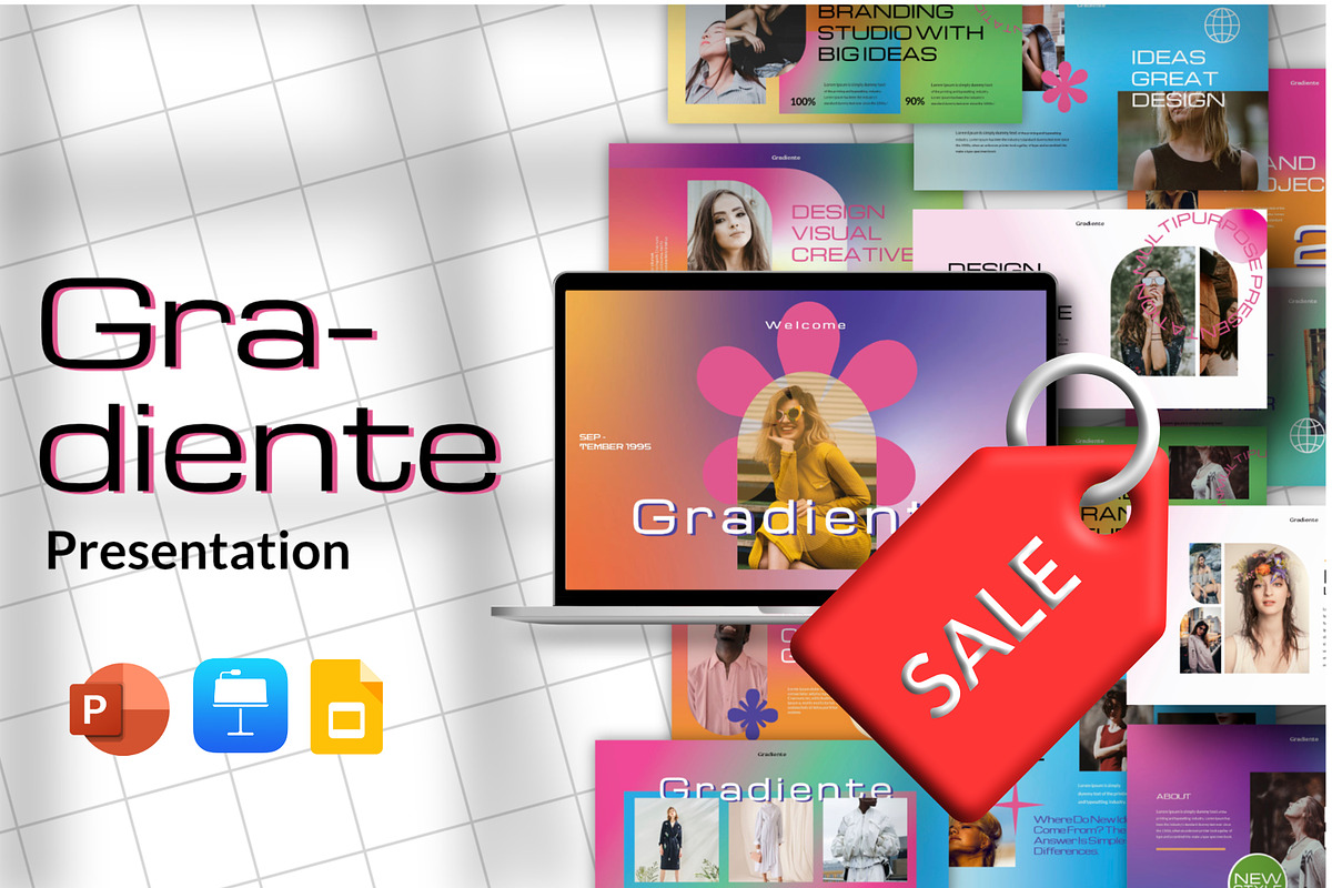 Gradiente Presentation Pack, a Presentation Template by Spesifikstd (Photo 1 of 12)