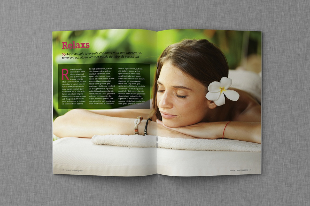Magazine Template (50% Off), a Magazine Template by UnicodeID (Photo 5 of 5)