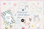 Whimsical & Hand-Drawn Summer Icons, an Object Graphic by Lana Elanor (Thumbnail 1 of 12)