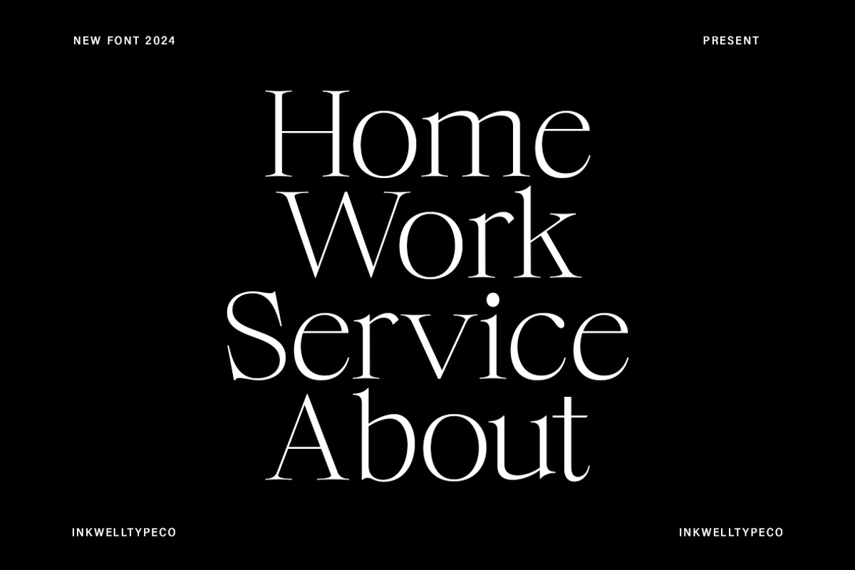 Begalia Serif - Elegant Typeface, a Serif Font by InkwellTypeCo (Photo 4 of 14)