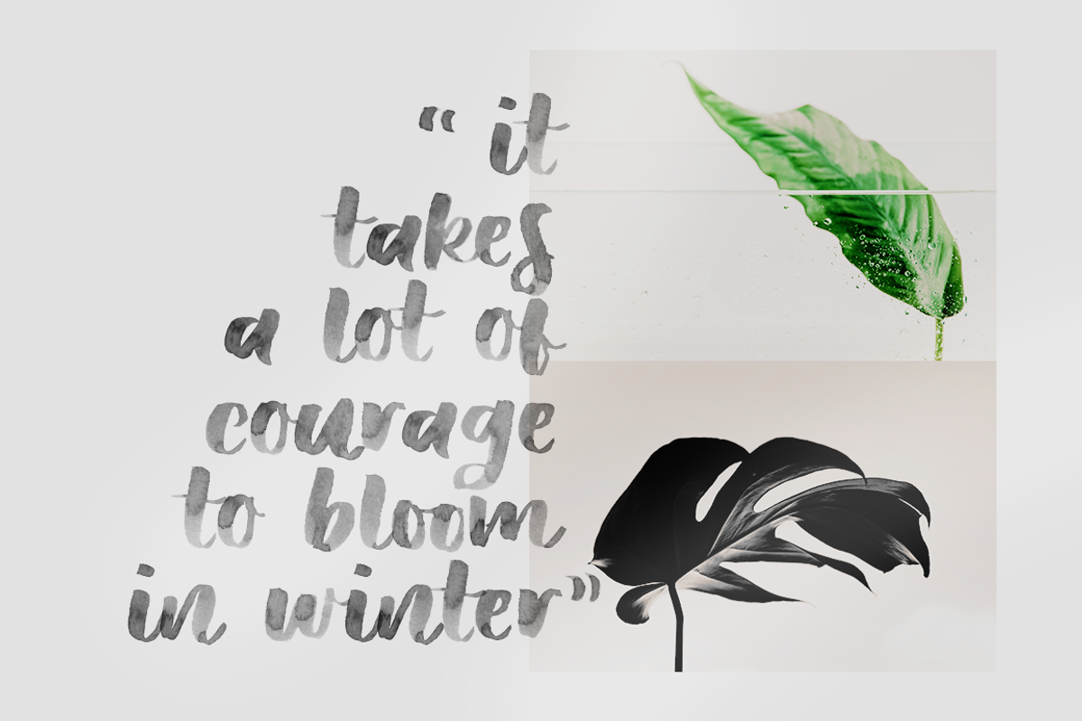 These Days SVG watercolor brush font preview 3