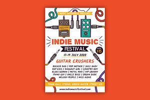 Indie Music Festival Flyer