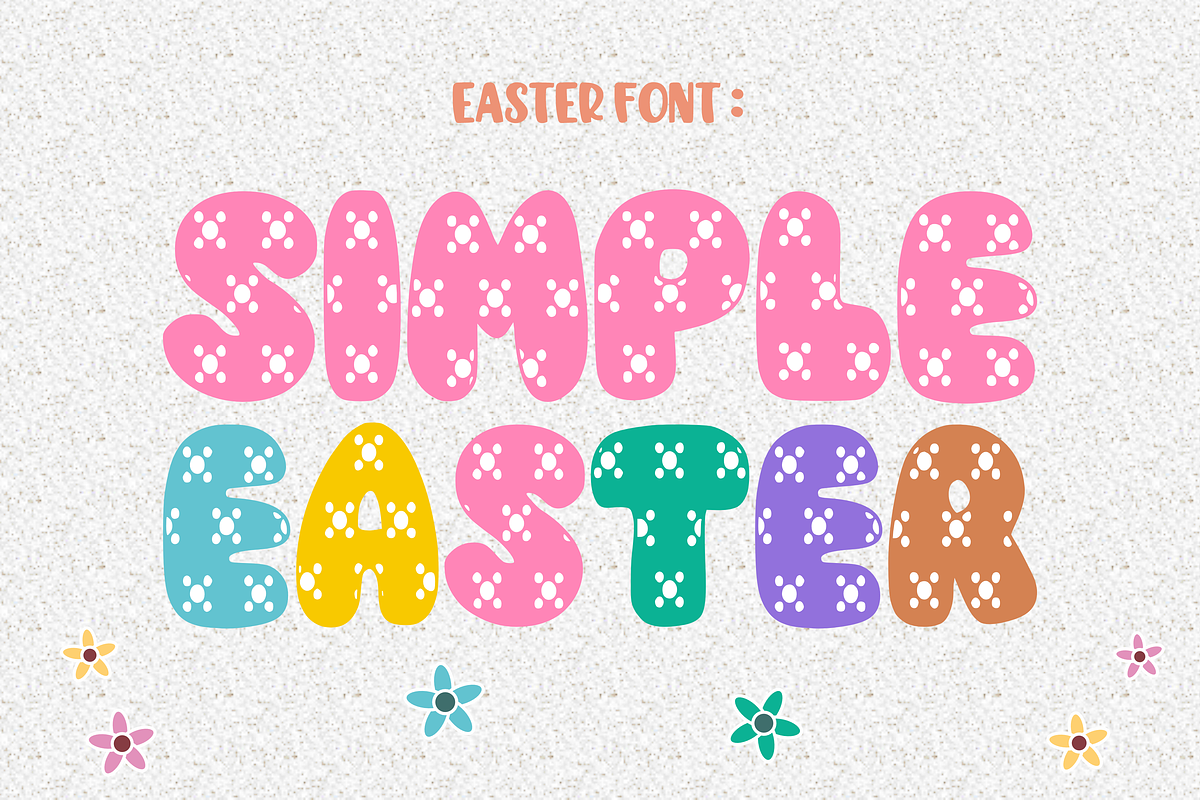 Bunny - Cute Font Types, a Font by KiddoGlyphs Studio (Photo 3 of 3)